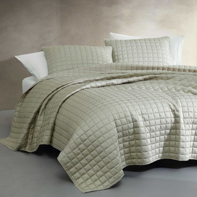 Calvin Klein Tencel Solid Reversible Quilt Set