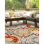 Tapis Bungalow Rose Oualida Caimin-854040781
