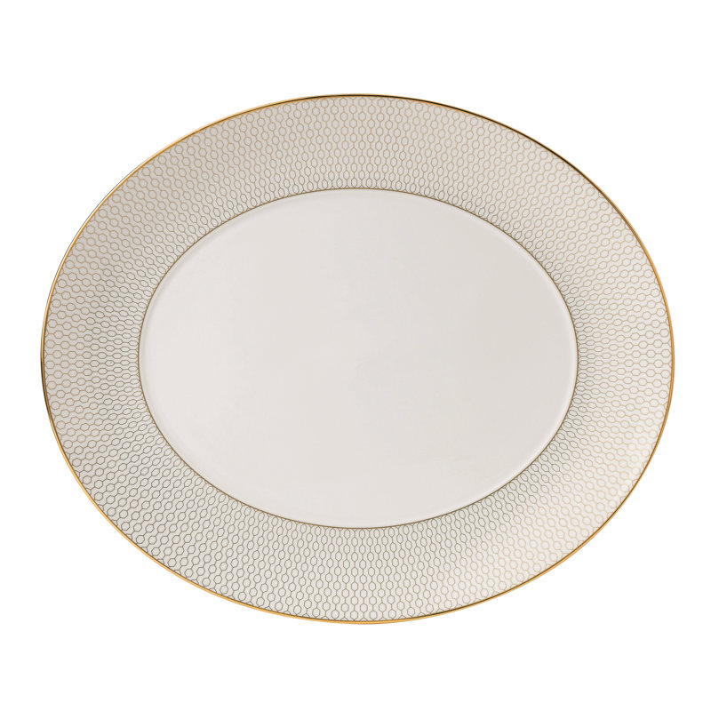Gio Gold 13in Oval Platter