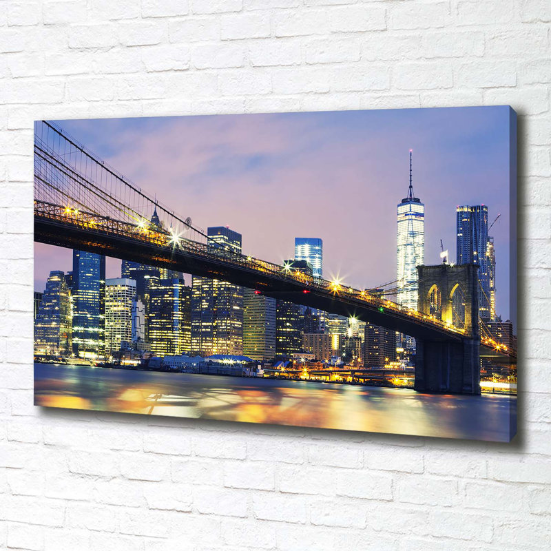 Brooklyn Bridge - Wrapped Canvas Print