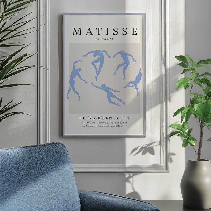 «La Danse in Blue Matisse», reproduction d'affiche, H 10 po x l 8 po x P 0,1 po, Ne s’applique pas