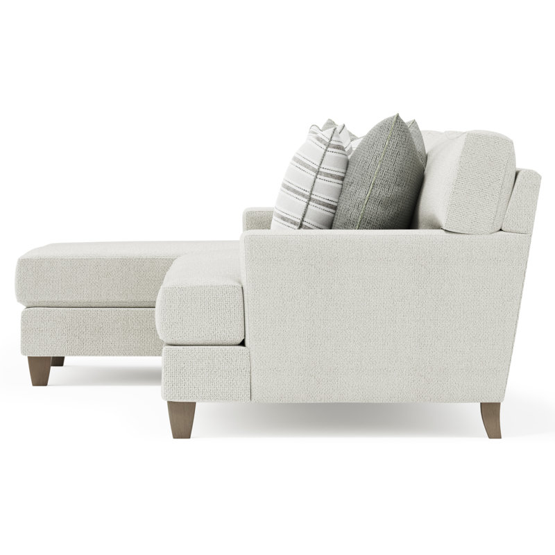 Bernhardt Mila 2-Piece Right Facing Fabric Sectional, null, null