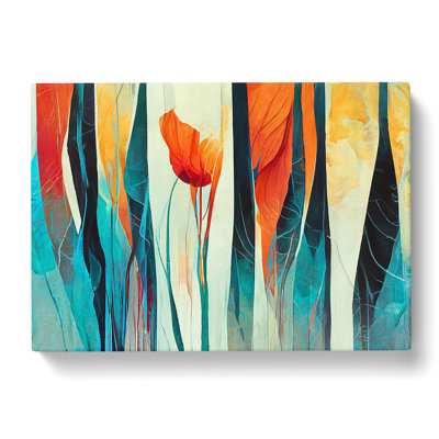 Floral Abstract Vol.3 - Wrapped Canvas