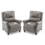 Fauteuil inclinable manuel avec dossier à oreilles Ameiah-1772684008