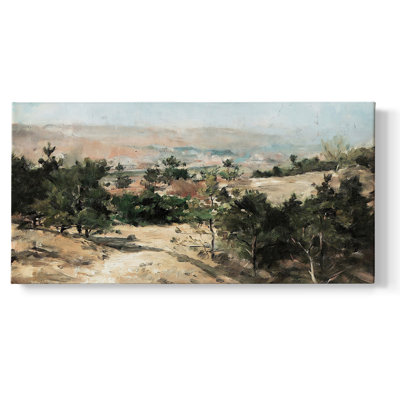 Paysage, série DC DC-XXIV, toile tendue avec châssis, prête à être accrochée