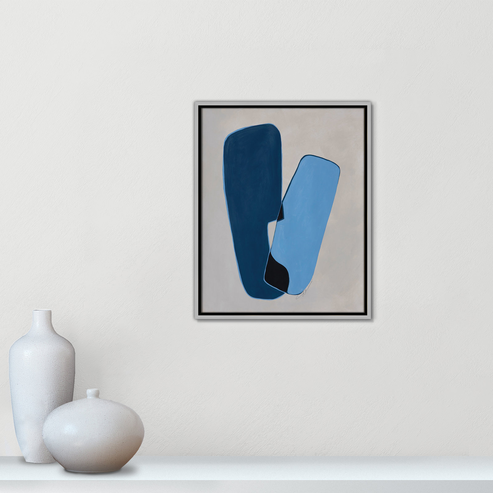 In Unity Collection "In Unity II" Print, 21.5" H x 17.5" W x 2" D, Silver Framed