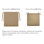 Coussin de chaise de salle à manger Sunbrella Waterfall