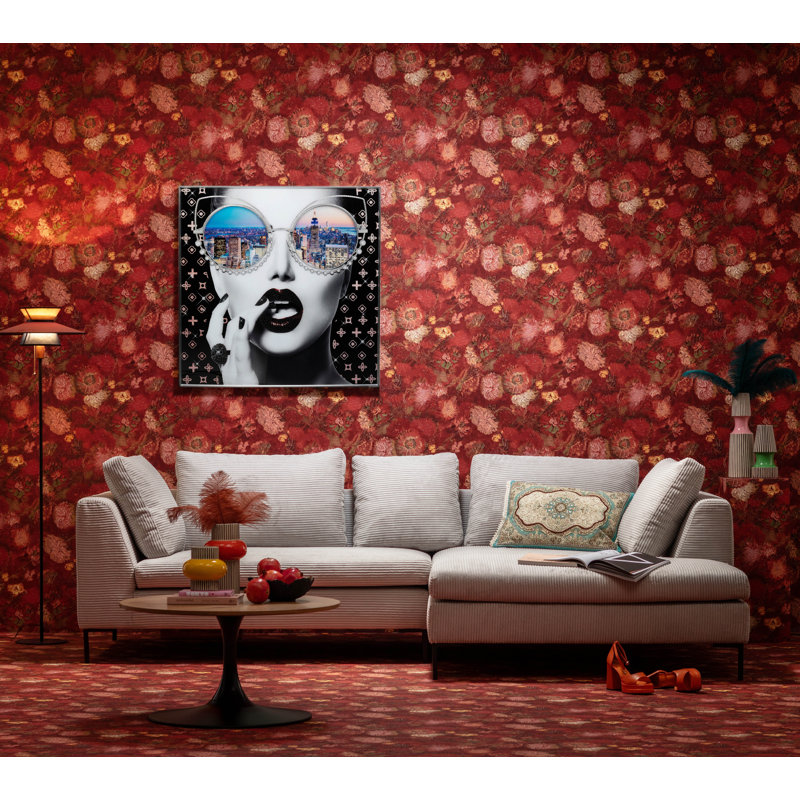 NY View Framed Picture, 120cm H x 120cm W