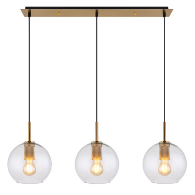 Balais 3 - Light Brass Pendant