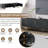 Sleek Two-Tone TV Stand, 80" TVs-2035191666