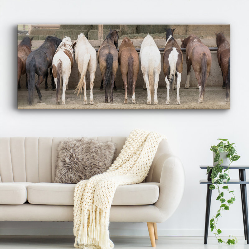 " Haystack Happy ", 24" H x 60" W x 1.5" D