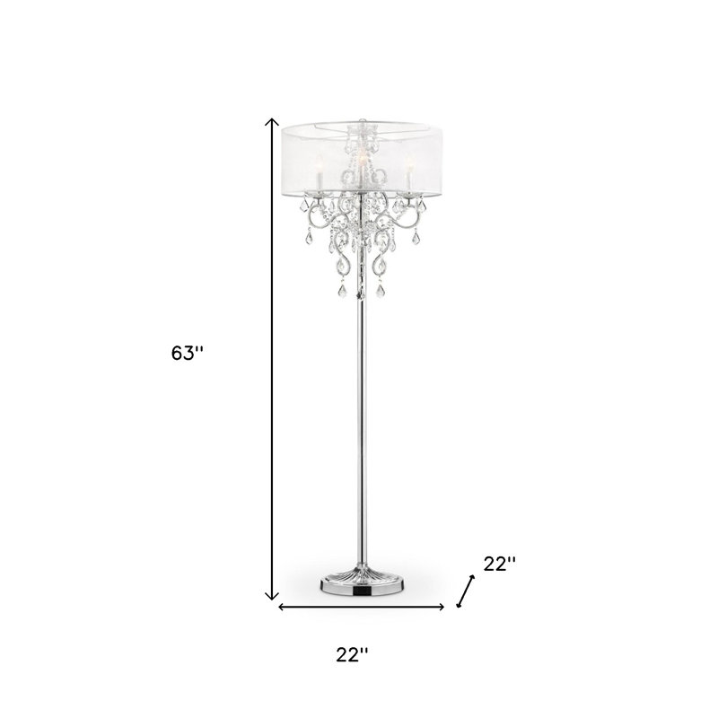 Dereth 63'' Steel Traditional Floor Lamp