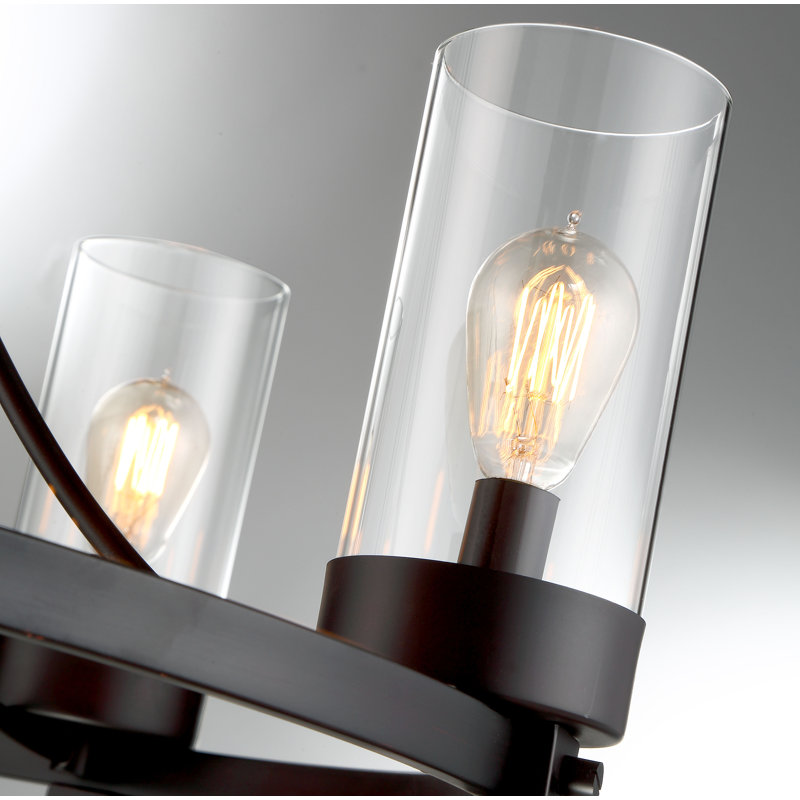 Laurie 5-Light Chandelier, Bronze huilé