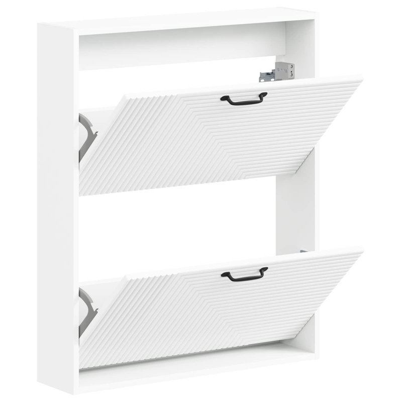Shoe Storage, White, 86 cm H x 71 cm W x 17 cm D