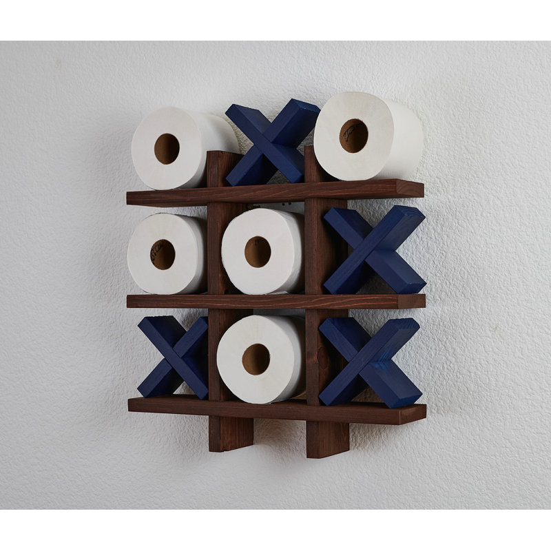 Porte-papier hygiénique mural, Bleu