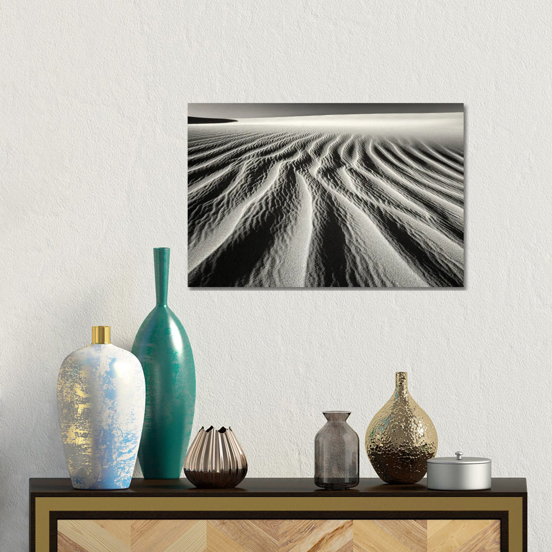 Dune Patterns von Dennis Frates - Galerie-verpackte Leinwand Giclée auf Leinwand