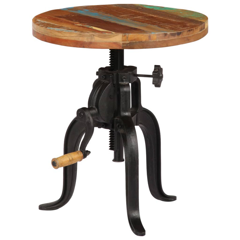 Darrel Pedestal End Table, Multicolour