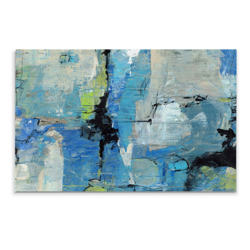 « spontané », reproduction, H 32 po x l 48 po x P 1,5 po, Toile tendue