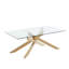 Table basse rectangulaire avec plateau en verre-652348894