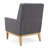 Samiya 72.39Cm Wide Polyester Armchair Mid Century modern accent chair Dimensions: 27. 50"D x 28. 50"W x 36. 50"H Some assembly required.-1441731597