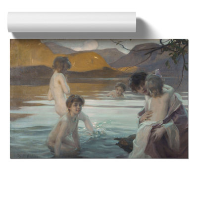 First Bath by Paul Chabas - Frameless Print