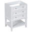 (Base seulement) Meuble-lavabo 24 po sans lavabo, armoire avec tiroir et tablette ouverte