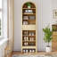 71" Tall Arched Shoe Cabinet for 14 Pair Shoe Storage