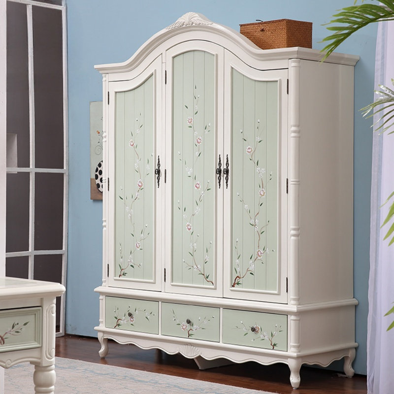 Garde-robe à trois portes American Classic