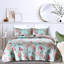 Ensemble de courtepointe réversible 100% coton 3 pièces Patchwork Floral-1840282903-1838769490