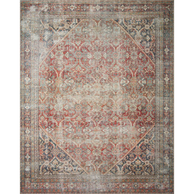 Tapis rouge / bleu marine Amber Lewis x Loloi Georgie