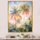 Décoration murale Lindamere Palm Trees Romantic Sunset III - Palmiers et palmiers