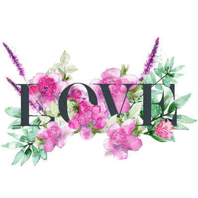 «Love in Flowers 2», impression sur toile tendue