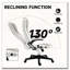 Microfiber Massage Desk Chair With Heat Function And Reclining Backrest-1969393311