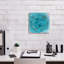  «Aquifer 2» par Alicia Ludwig, art mural sur toile, 12 po x 12 po