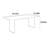 Black Rectangular Dining Table-1964390846