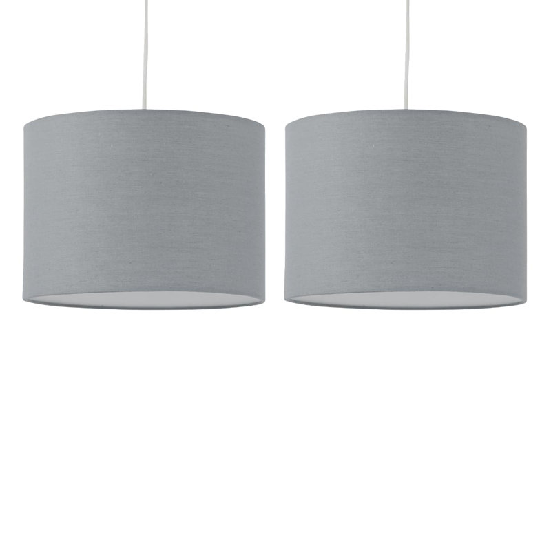 18 cm H Drum Cotton Pendant Shade ( Uno )