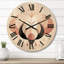 Horloge murale moderne géométrique en bois-1593430620