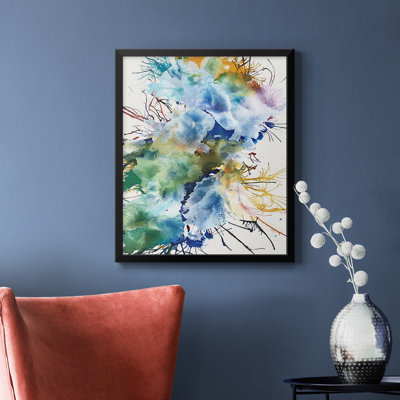 Toile encadrée «Like an Iris I» de qualité supérieure - prête à être accrochée