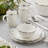 Regency Silver Set of 4 Dinner Plate 11"