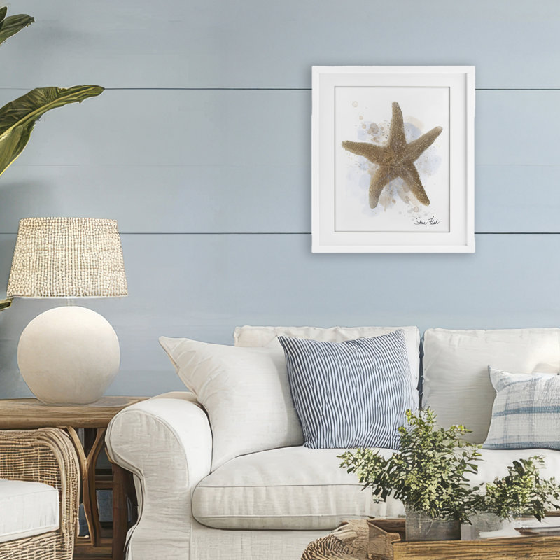 «Honeybloom Coastal Starfish», reproduction encadrée sous verre, conception de Matthew Piotrowicz, H 21 po x l 17 po
