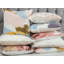 Burkey Abstract Purple/ Silver Square Cushion-1480409539