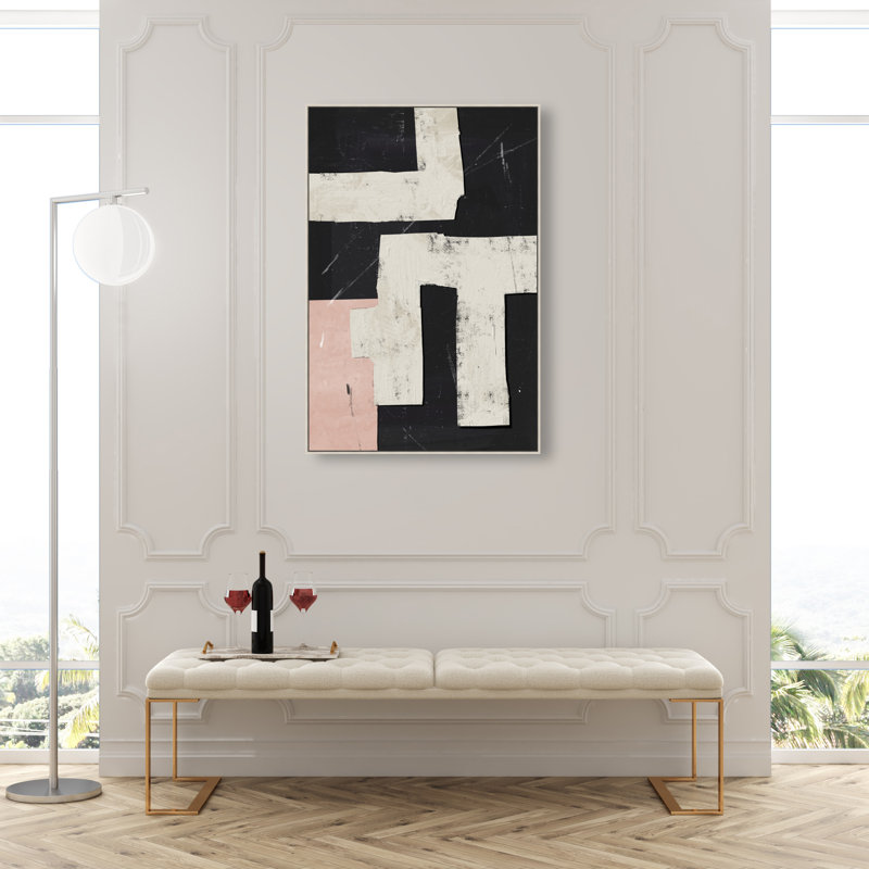 Placed Together Print by Oliver Gal, 31"H x 46"W, Silver Floater Frame