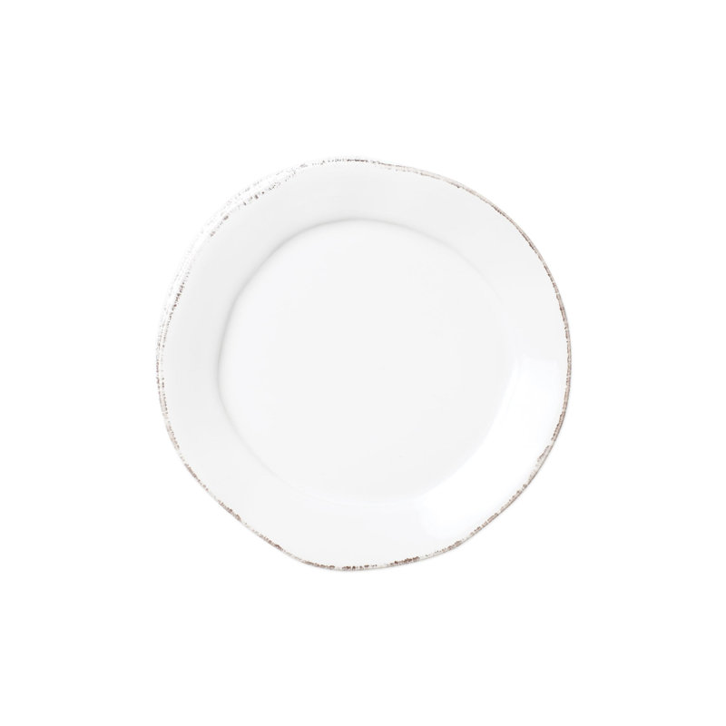 Assiette canape Lastra, Blanc