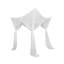 White 4 Bed Canopy Drape Netting Net for Girls Bedroom Decor, 240 x 210 x 190 cm