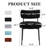 Modern Accent Chair, Upholstered Dining Chairs, Teddy Fabric Armless Dining Chair, Set with Backrest For Dining Room, Kitchen, Living Room-108788289
