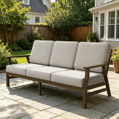 Patio Outdoor Sofa with Cushions