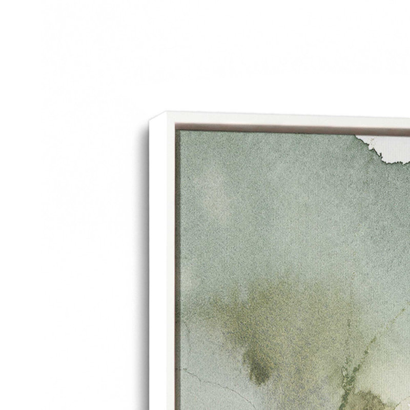 Harmonic Leaves II Canvas Print, 18.75" H x 12.75" W, Opaque White