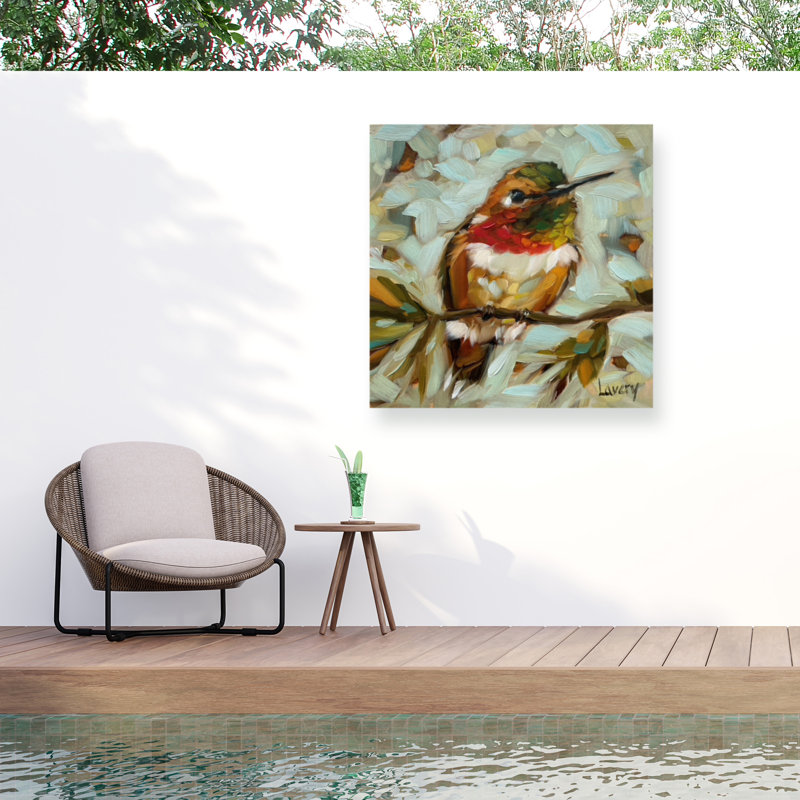 Toile d'extérieur «Take A Rest» par Andrea Lavery, H 14 po x l 14 po