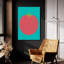 Art mural en verre épique «Veggie Party 7» par Chariklia Zarris, 24 po x 36 po-117541060