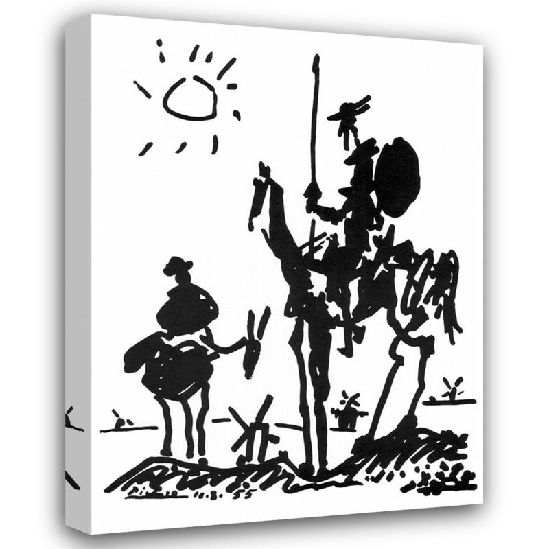 Don Quichotte, H 24 po x l 18 po